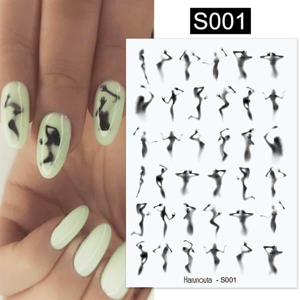 Üç boyutlu yapışkanlı sticker S001 (53519-1)