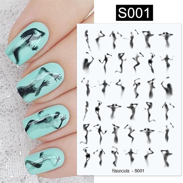 Üç boyutlu yapışkanlı sticker S001 (53519-1)