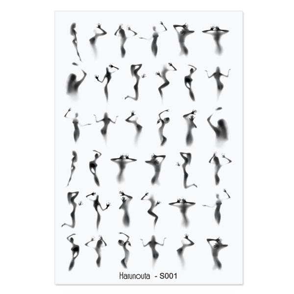 Üç boyutlu yapışkanlı sticker S001 (53519-1)