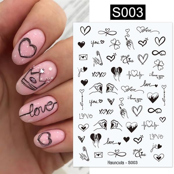 Üç boyutlu yapışkanlı sticker S003 (53519-3)