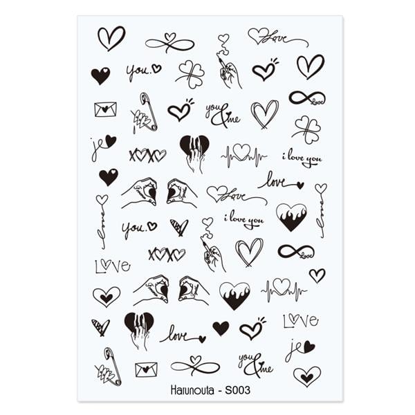 Üç boyutlu yapışkanlı sticker S003 (53519-3)