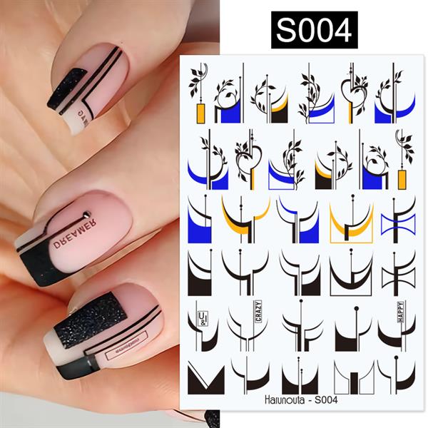 Üç boyutlu yapışkanlı sticker S004 (53519-4)