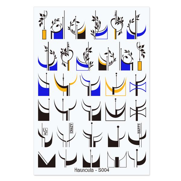 Üç boyutlu yapışkanlı sticker S004 (53519-4)