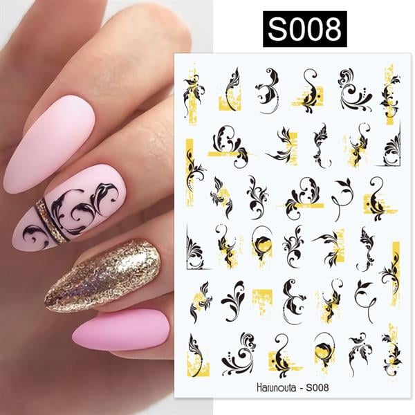Üç boyutlu yapışkanlı sticker S008 (53790-2)