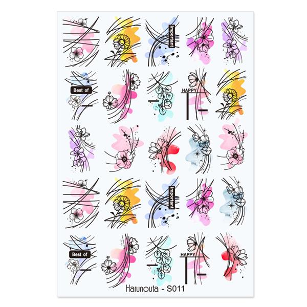 Üç boyutlu yapışkanlı sticker S011 (53790-5)