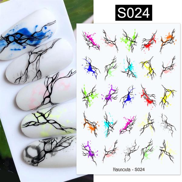 Üç boyutlu yapışkanlı sticker S024 (54154-8)