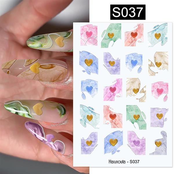 Üç boyutlu yapışkanlı sticker S037 (55706-8)