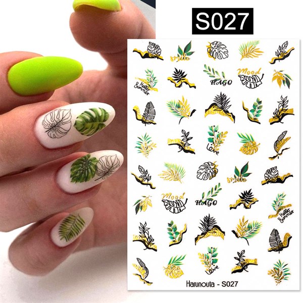 Üç boyutlu yapışkanlı sticker S27 (54298)