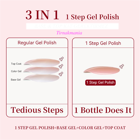 URSUGAR 12 ml 3in1 Kalıcı Oje UR-S33 (60018)