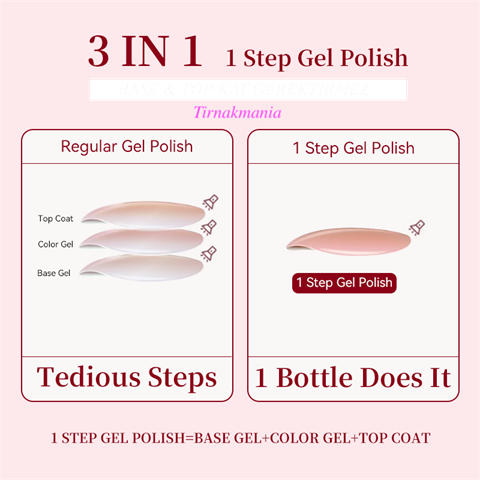 URSUGAR 12 ml 3in1 Kalıcı Oje UR-S13 (60018)