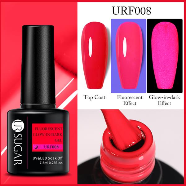 URSUGAR 7.5 ml Floresan - Fosforlu kalıcı oje URF008 (54126)