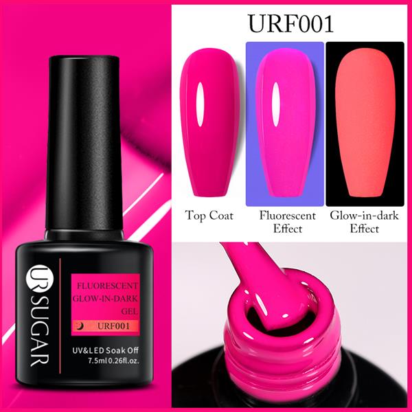 URSUGAR 7.5 ml Floresan - Fosforlu kalıcı oje URF001 (54126)