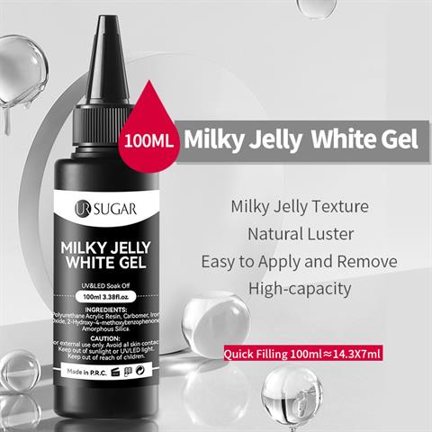 Ursugar Builder jel 100 ml. MILKY JELLY WHITE (57989)
