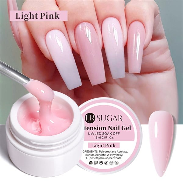 Ursugar Builder jel 15 ML LIGHT PINK (54738)