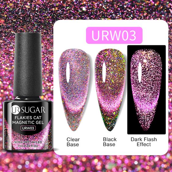 Ursugar Flakies Kedi gözü Kalıcı oje URW03 (55698-3)