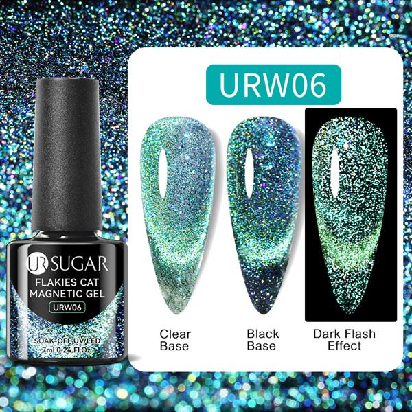 Ursugar Flakies Kedi gözü Kalıcı oje URW06 (55698-6)