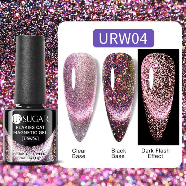 Ursugar Flakies Kedi gözü Kalıcı oje URW04 (55698-4)