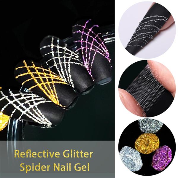 Ursugar Reflektif Glitter Spider Gel UR-02 (52255)
