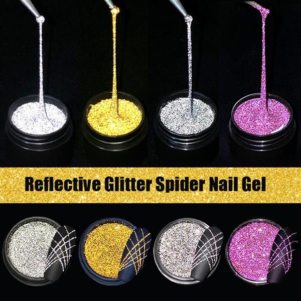 Ursugar Reflektif Glitter Spider Gel UR-02 (52255)