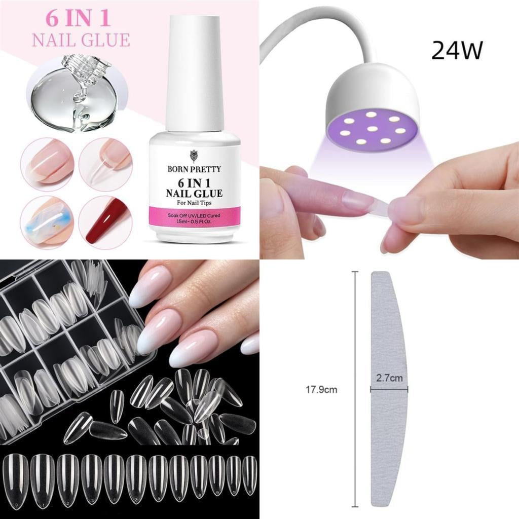 24 Watt Uv ışıklı 6in1 jel tips seti ( 4 parça )