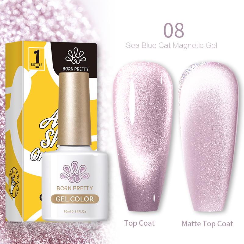 Born Pretty 10 ml Sea Blue Kedi gözü oje SB-08 (56466)