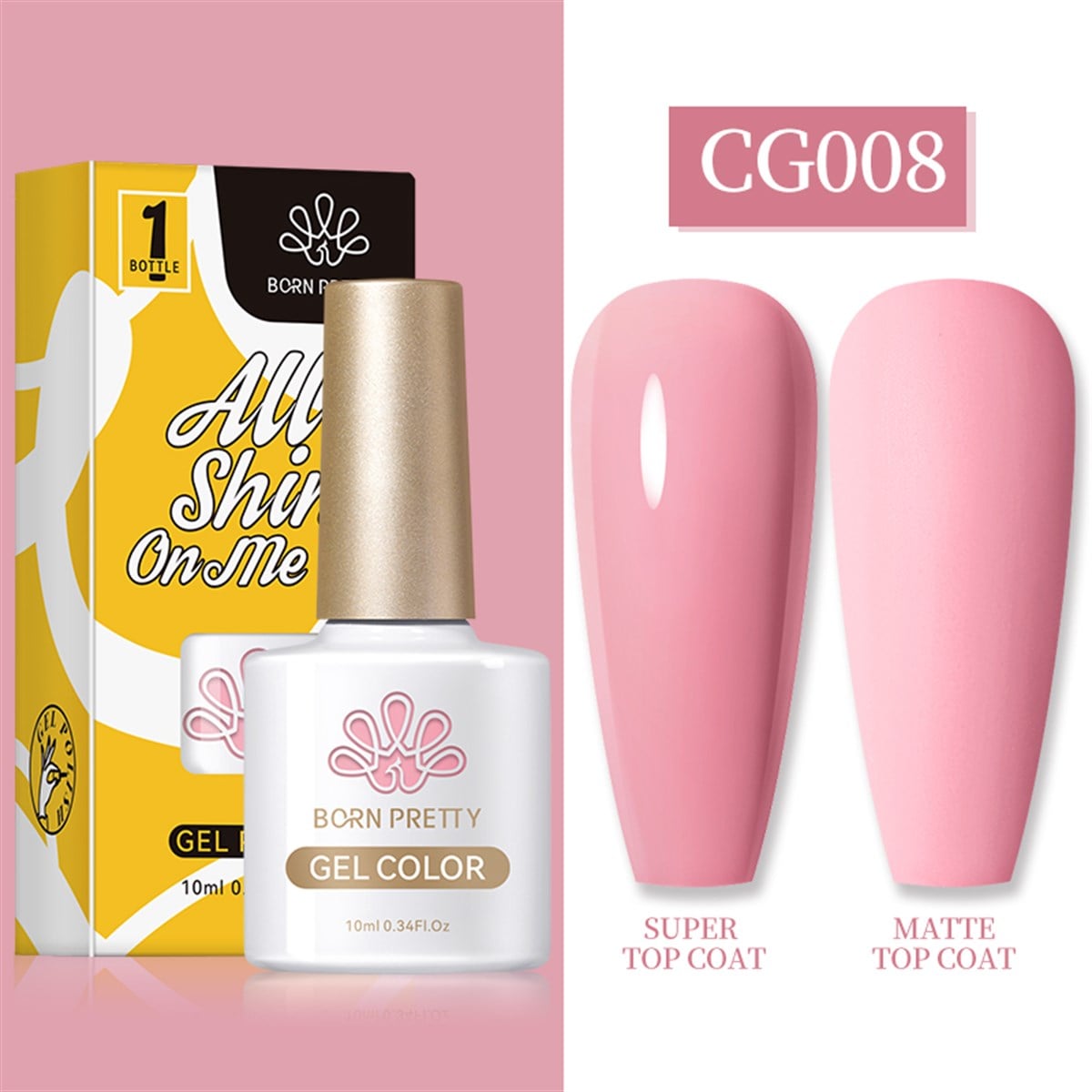 BORN PRETTY 10 ml SILKY WHITE Serisi Kalıcı oje CG008 (55845)