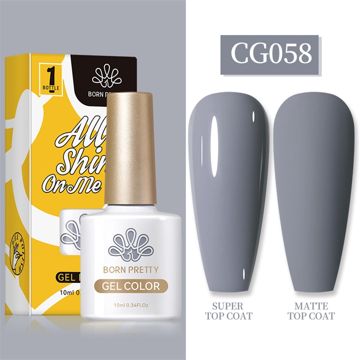 BORN PRETTY 10 ml SILKY WHITE Serisi Kalıcı oje CG058 (55845)