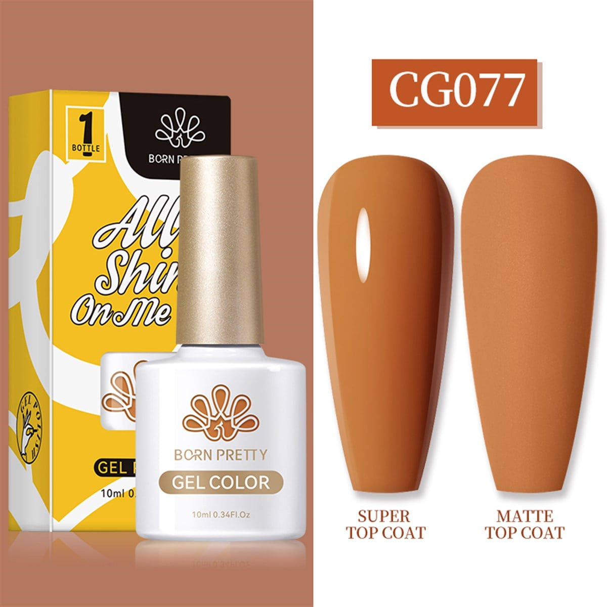 BORN PRETTY 10 ml SILKY WHITE Serisi Kalıcı oje CG077 (55845)