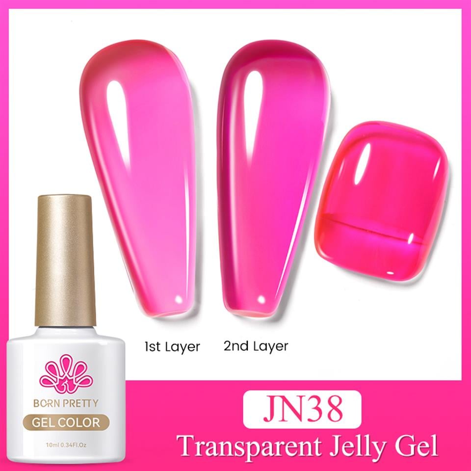 BORN PRETTY 10ml Jelly Nude Seri Kalıcı Oje JN38 (56347)