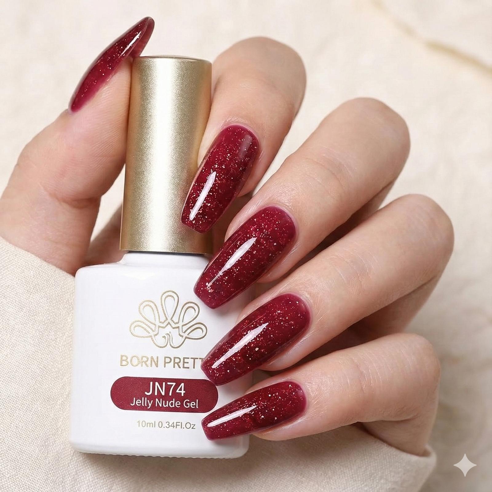 BORN PRETTY 10ml Jelly Nude Seri Kalıcı Oje JN74 (57851-24)