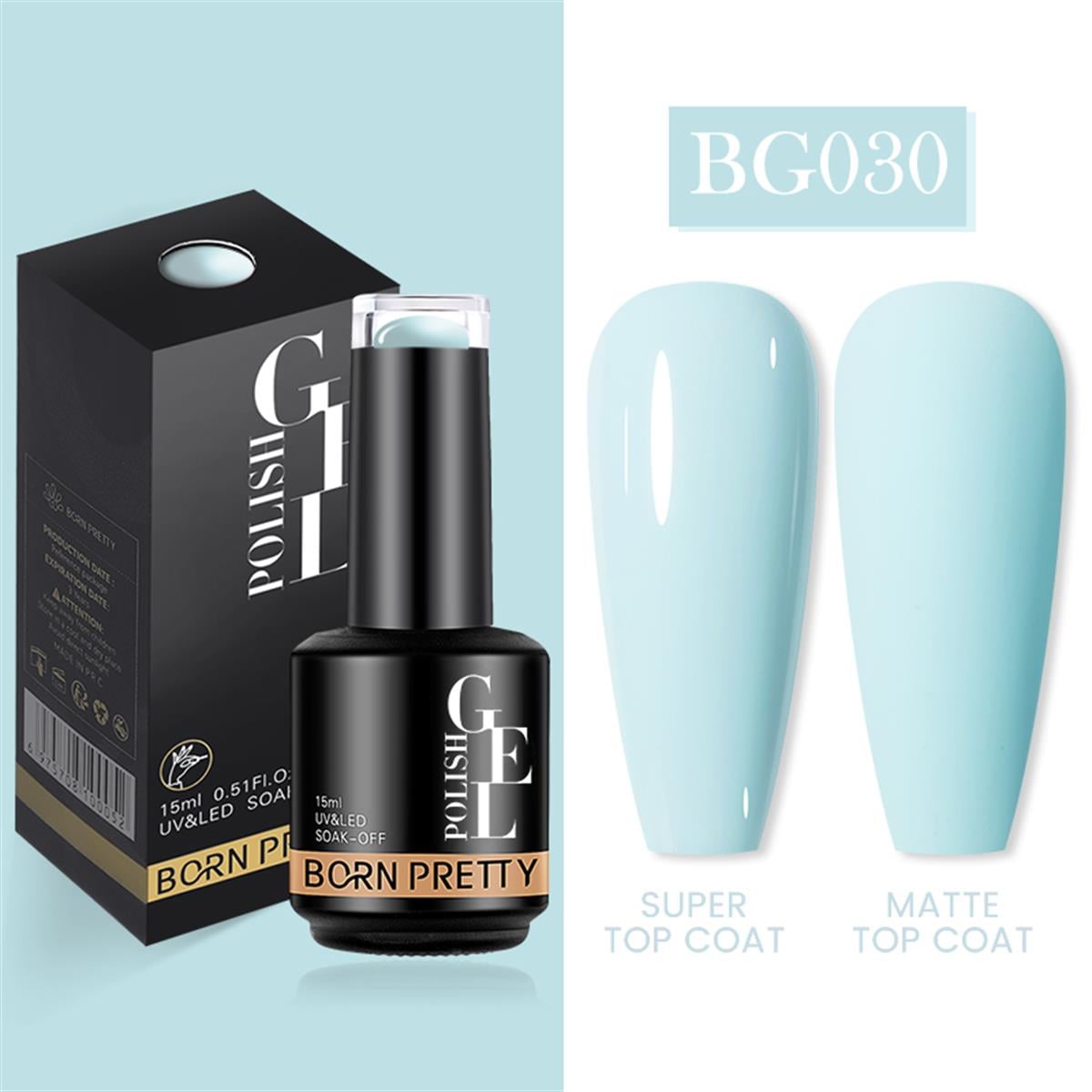 Born Pretty 15 ml kalıcı oje BG030 (55933)