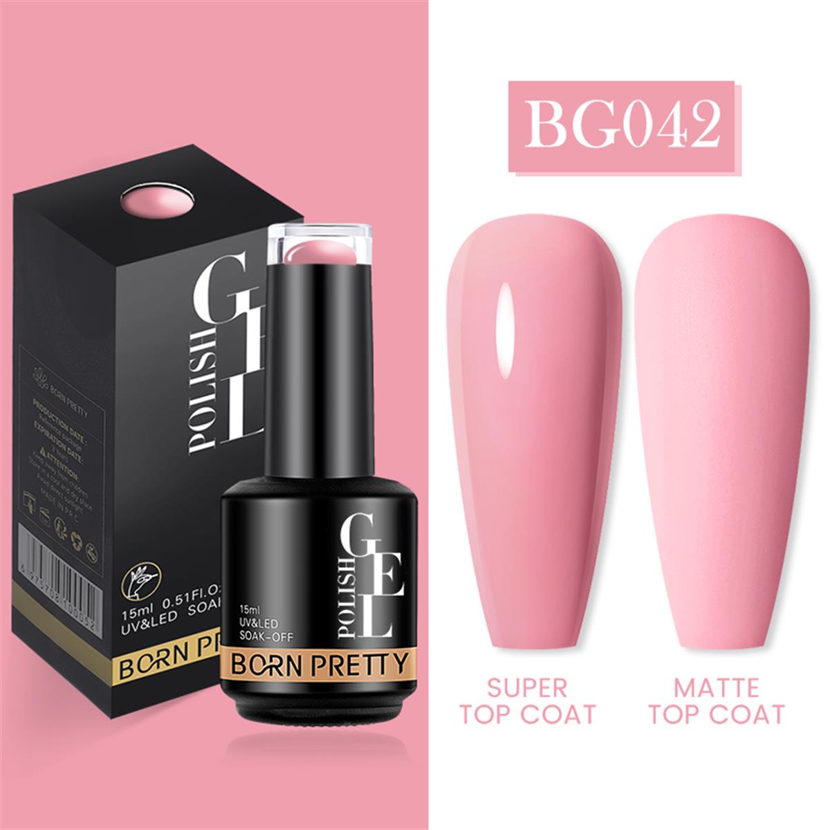 Born Pretty 15 ml kalıcı oje BG042 (55933)