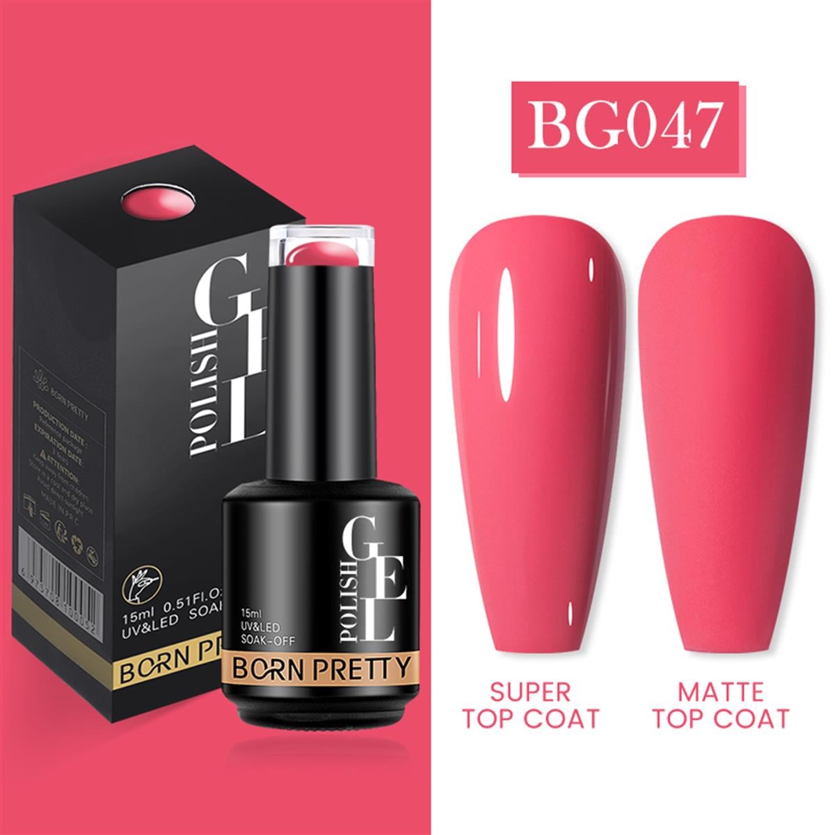 Born Pretty 15 ml kalıcı oje BG047 (55933)