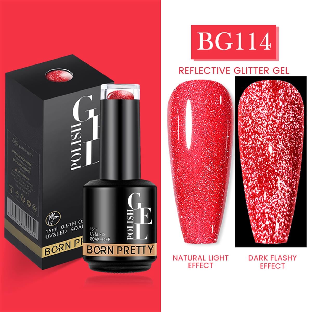 Born Pretty 15 ml kalıcı oje BG114 (55933)