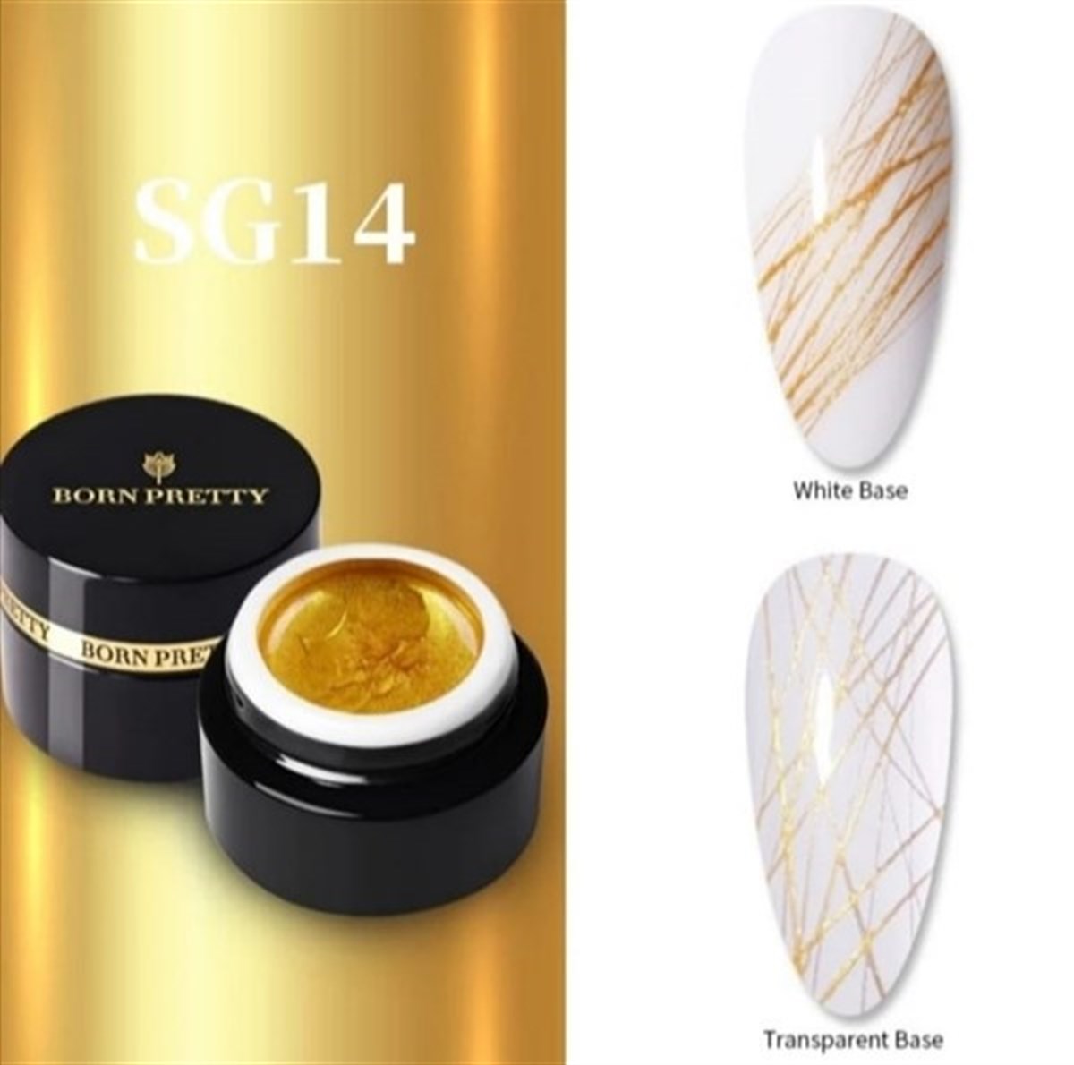 Born Pretty Spider Gel (gold) 46740-14