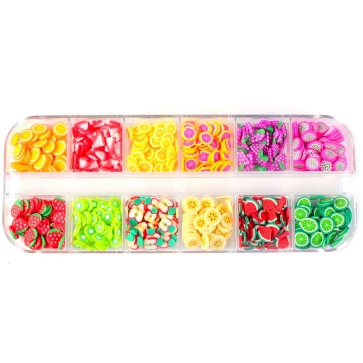Nail Art Fimo meyve desen kutu (50234)