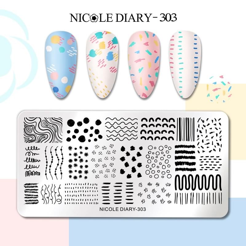 Nicole Diary metal stampa tabakası 303 (57426)