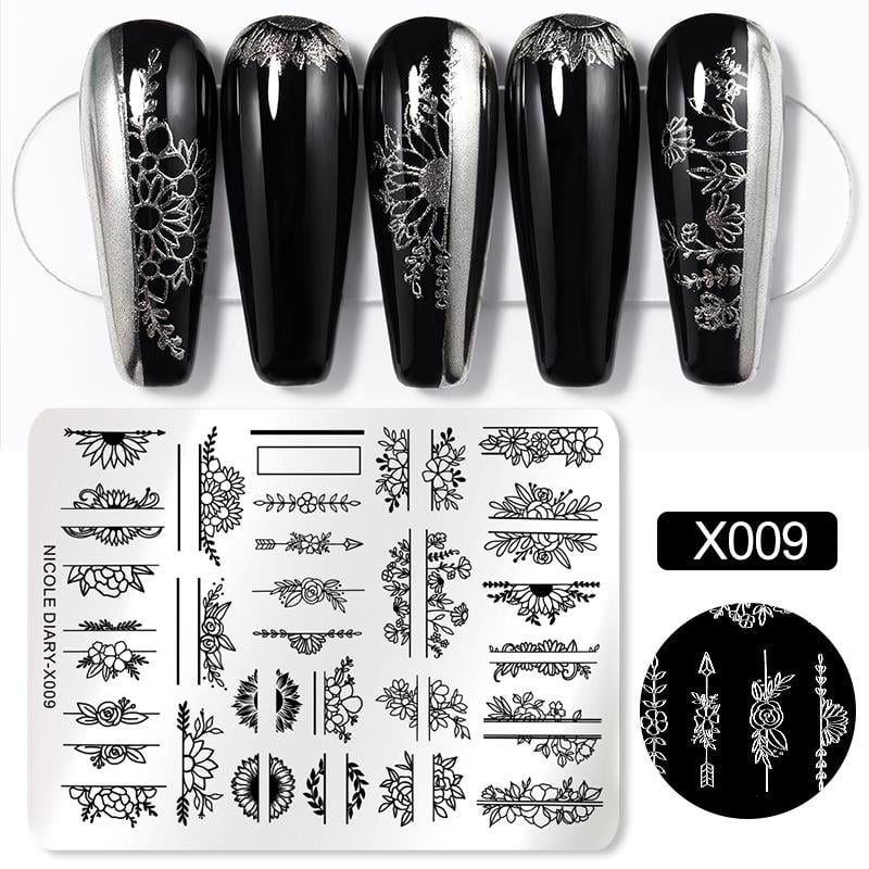 Nicole Diary metal stampa tabakası X009 (56256)