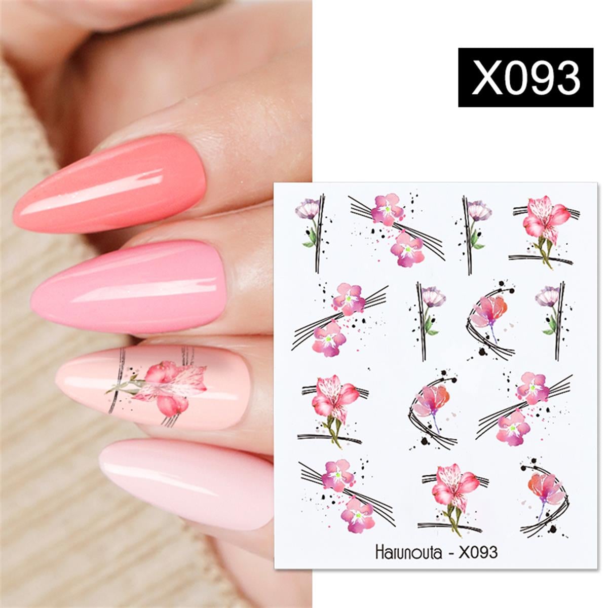 Su transferli nail art sticker X093 (52340-13)