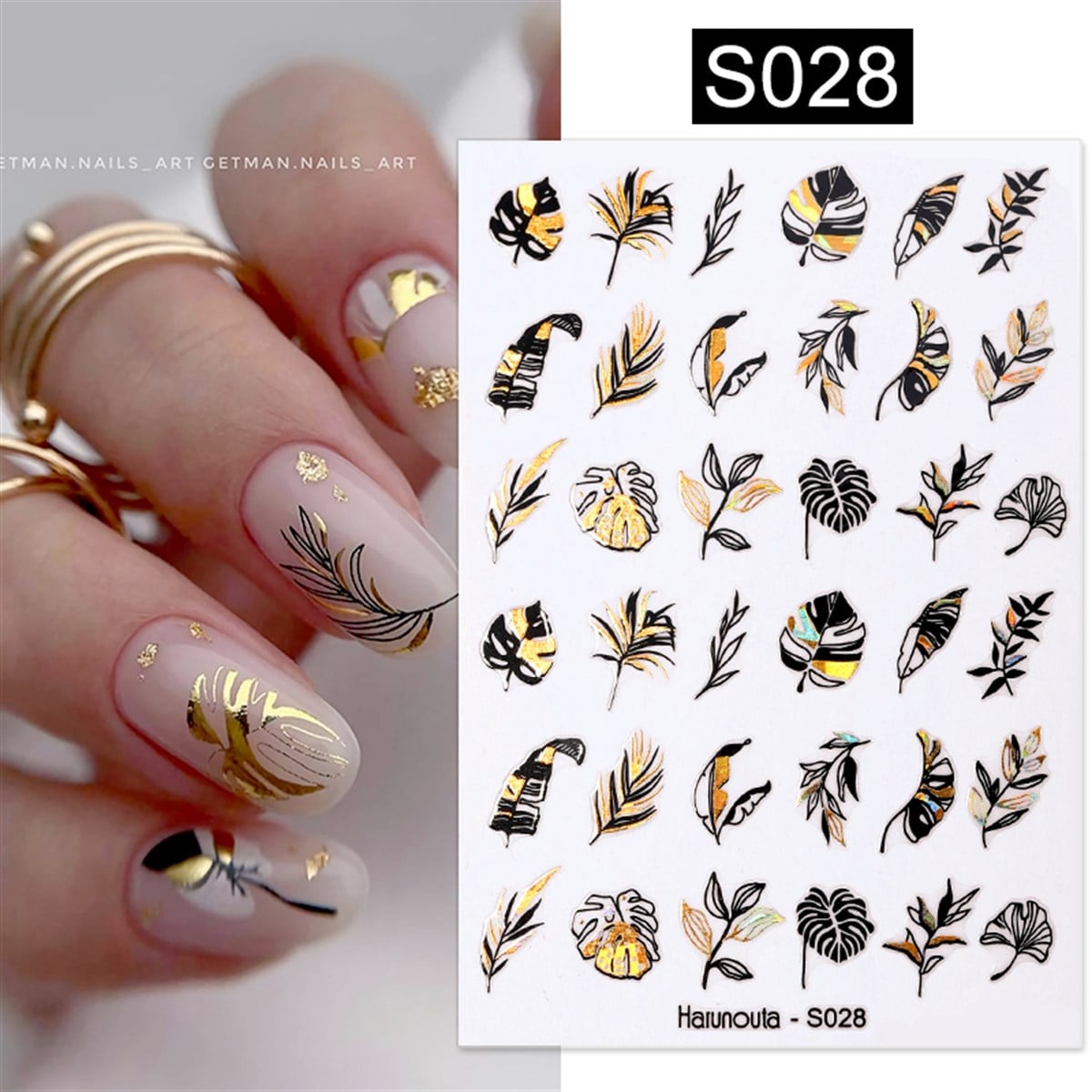Üç boyutlu yapışkanlı sticker S28 (54298)