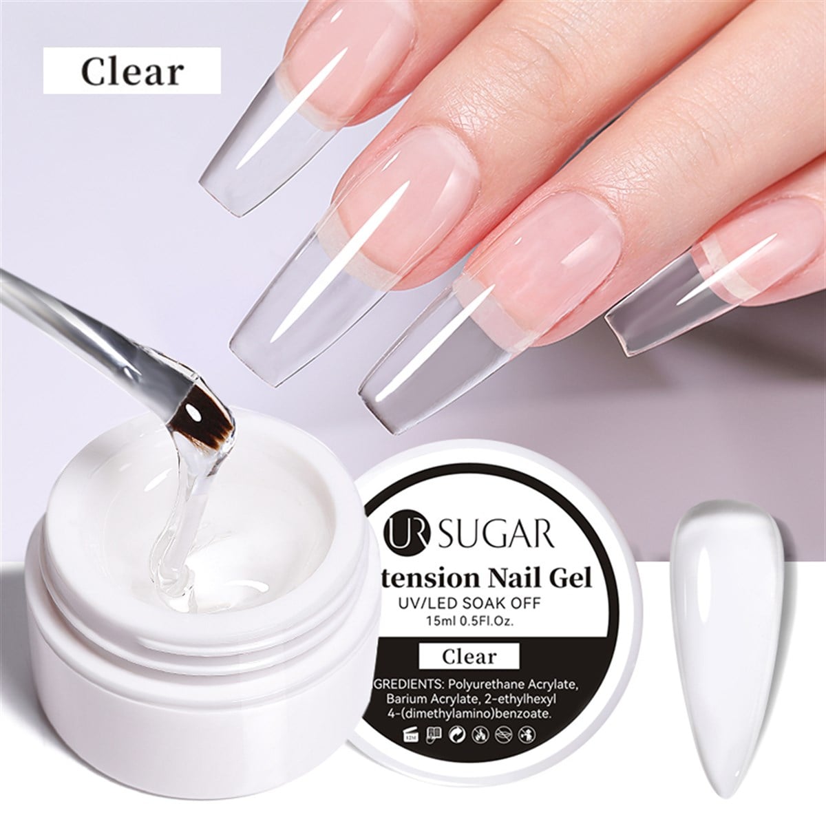 Ursugar Builder jel 15 ML CLEAR (54738)