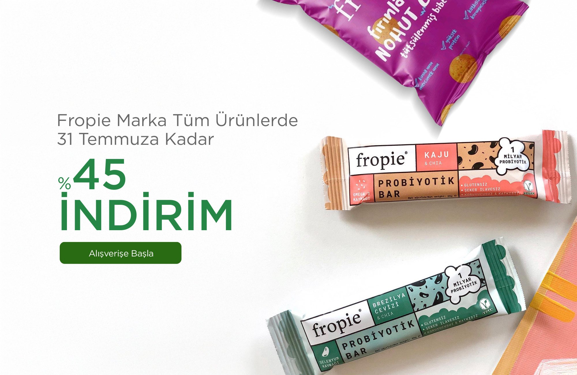 fropie %45 indirim