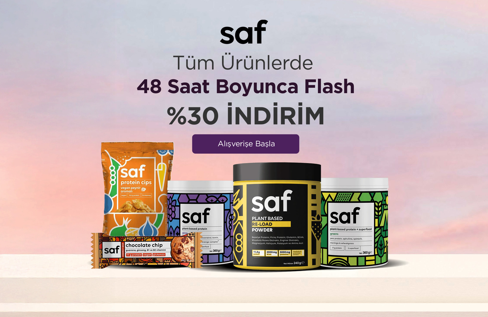 Saf Nutrition %30 İndirim