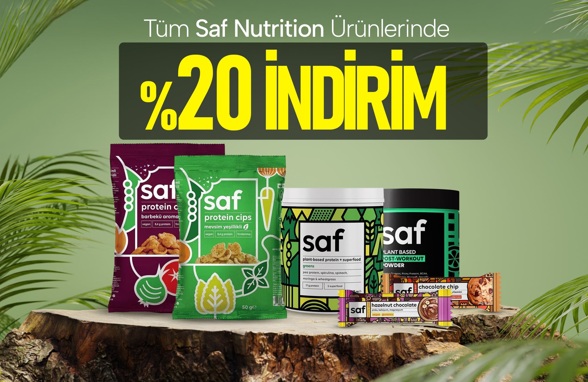 Saf Nutrition %20 İndirim