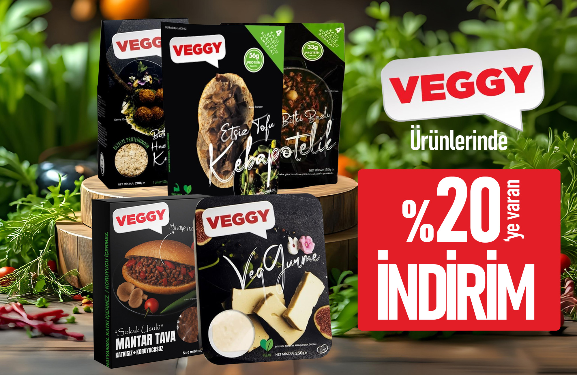 Veggy yüzde 20
