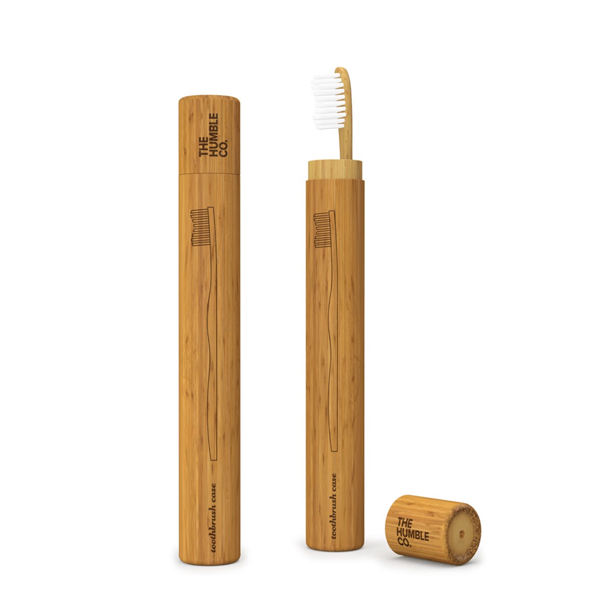 Bambu Diş Fırçası Saklama Kabı - Yetişkin