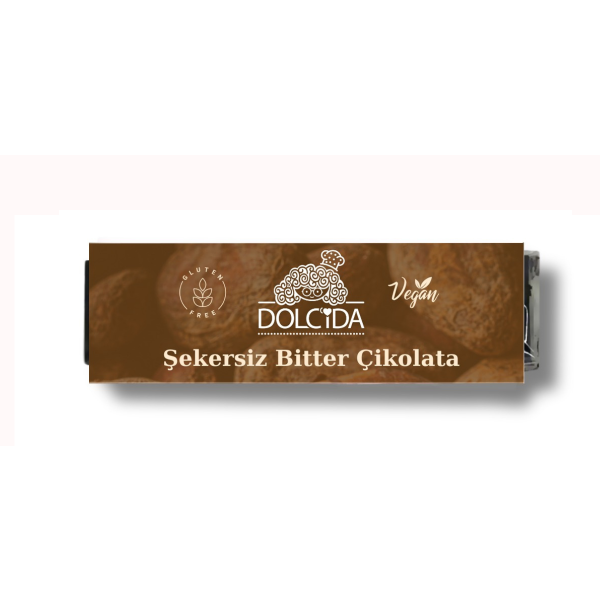 Dolcida Şekersiz %70 Bitter Çikolata 20gr