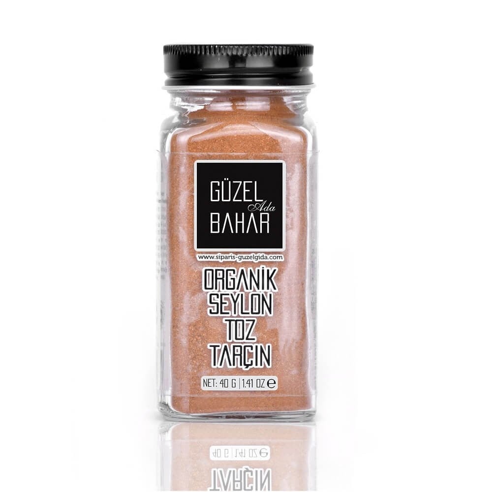 Organik Seylon Toz Tarçın 40gr