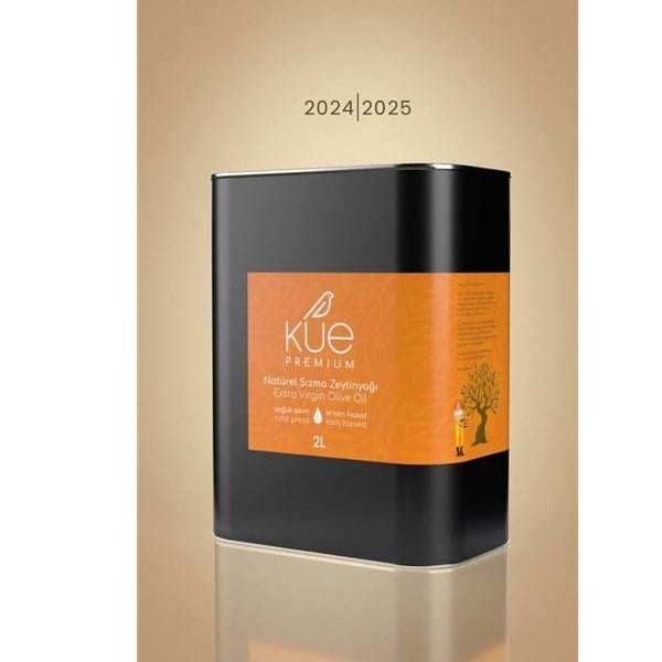 KUE Premium Erken Hasat Soğuk Sıkım Natürel Sızma Zeytinyağı 2L