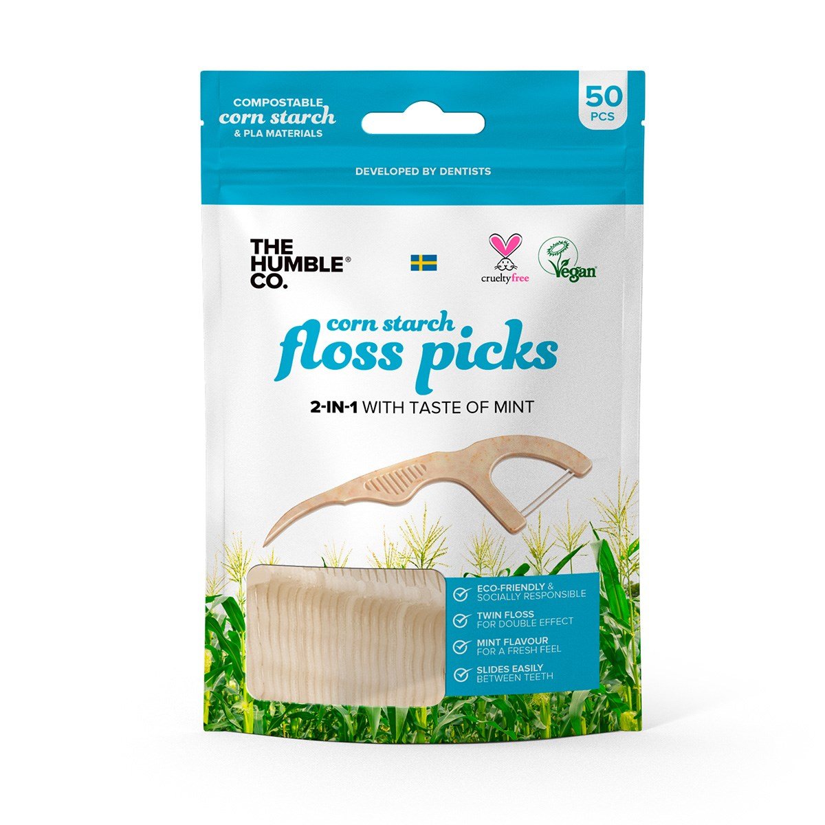 Kürdanlı Diş İpi - Naneli - 50 Adet